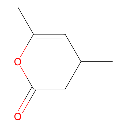 4,6-Dimethyl-3,4-dihydro-2h-pyran-2-one structure