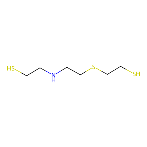 2-[2-(2-Sulfanylethylsulfanyl)ethylamino]ethanethiol structure