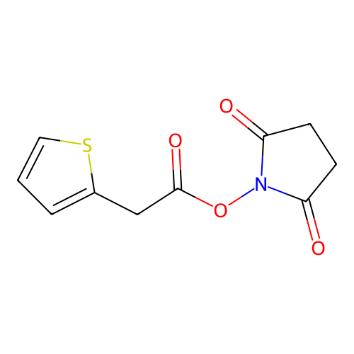 2,5-Pyrrolidione, N-[2-(thienyl)acetyloxy]- structure