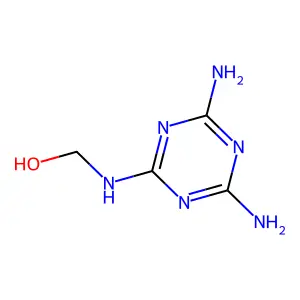 (Hydroxymethyl)melamine structure