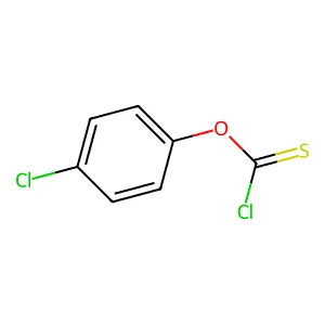 O-p-Chlorophenyl chlorothioformate structure