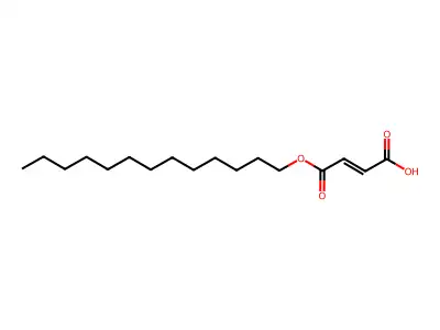 4-氧代-4-(十三烷氧基)丁-2-烯酸 structure