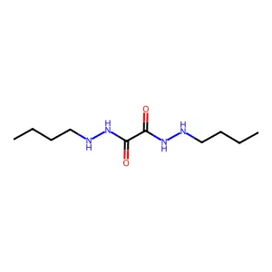 N',N'-二丁基乙二酰二肼 structure