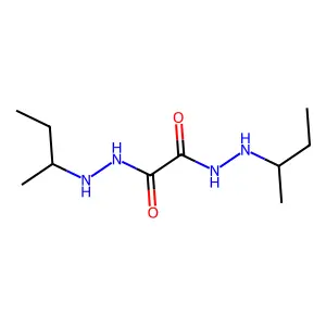N',N'-二(2-丁基)乙二酰二肼 structure