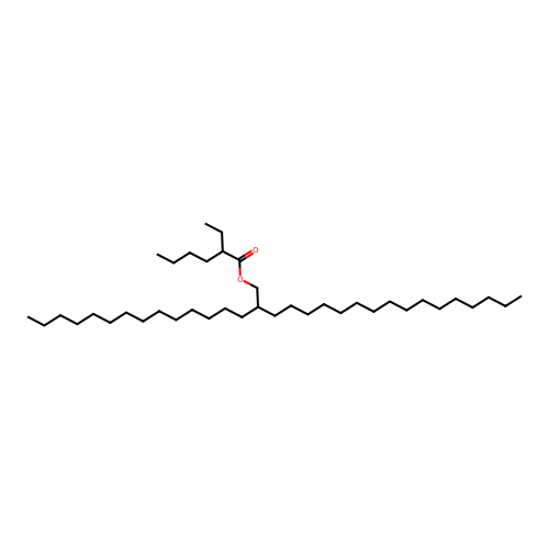 2-Tetradecyloctadecyl 2-ethylhexanoate structure