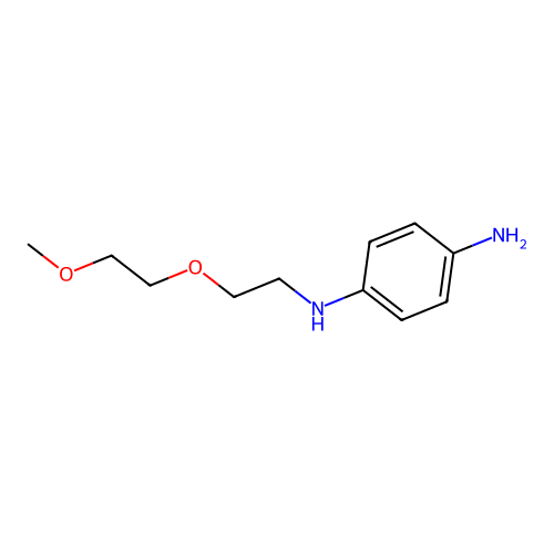 N-[2-(2-Methoxyethoxy)ethyl]benzene-1,4-diamine structure