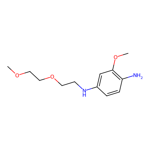 2-Methoxy-N'-(2-(2-methoxyethoxy)ethyl)benzene-1,4-diamine structure