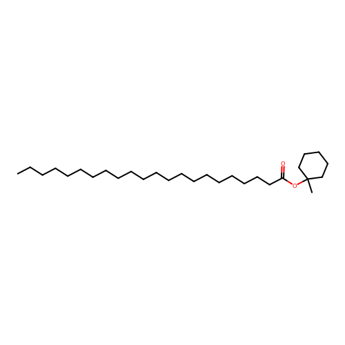 Methylcyclohexyl docosanoate structure