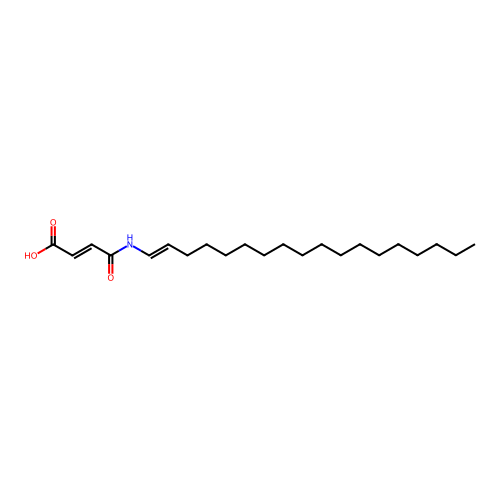 4-(Octadec-1-enylamino)-4-oxobut-2-enoic acid structure