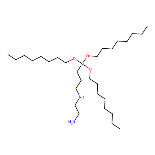 N-(3-(Tris(octyloxy)silyl)propyl)ethylenediamine structure