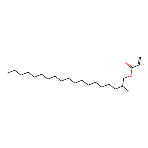 2-Methylnonadecyl acrylate structure