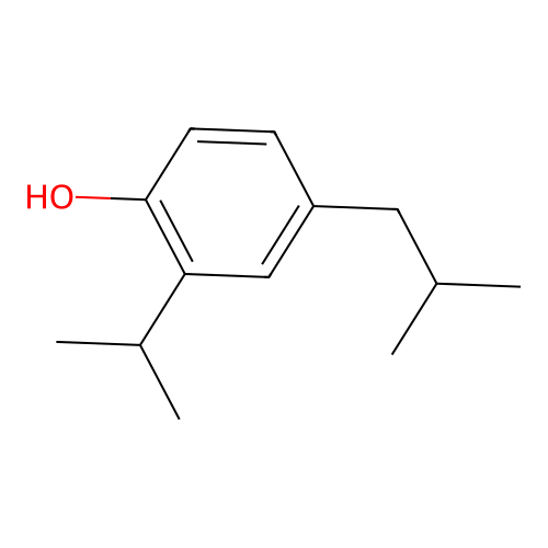 4-Isobutyl-2-isopropylphenol structure