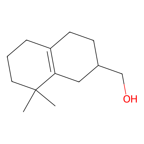 1,2,3,4,5,6,7,8-Octahydro-8,8-dimethylnaphthalene-2-methanol structure