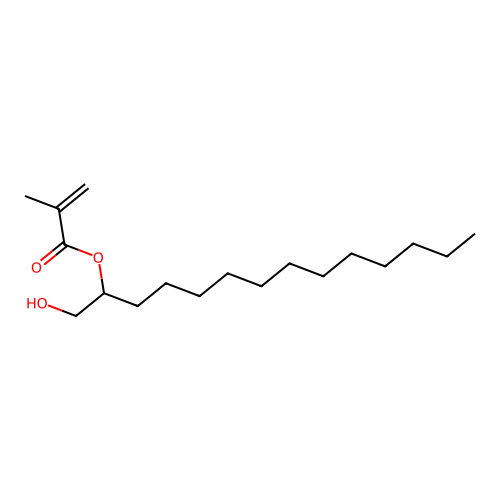 1-(Hydroxymethyl)tridecyl methacrylate structure