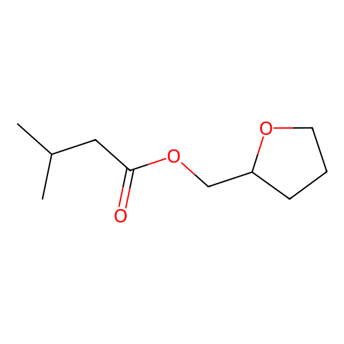 (Tetrahydro-2-furyl)methyl isovalerate structure