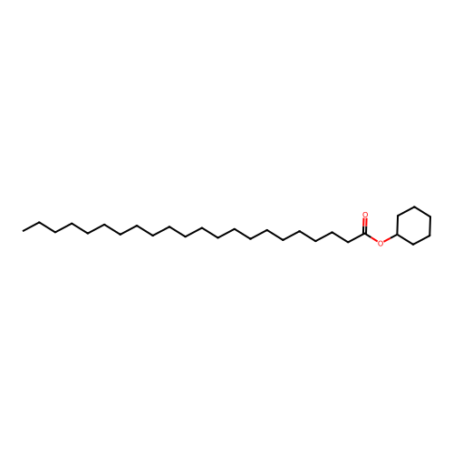 Cyclohexyl docosanoate structure