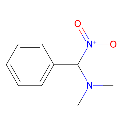 N,N-Dimethyl(nitrobenzyl)amine structure