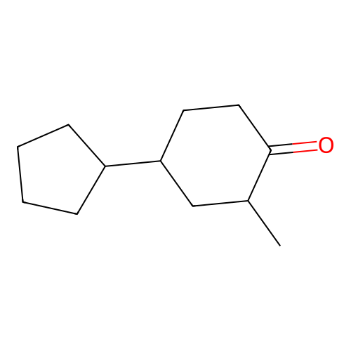 4-Cyclopentyl-2-methylcyclohexan-1-one structure