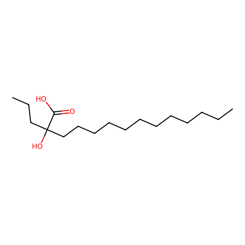 2-羟基-2-丙基十四烷酸 structure