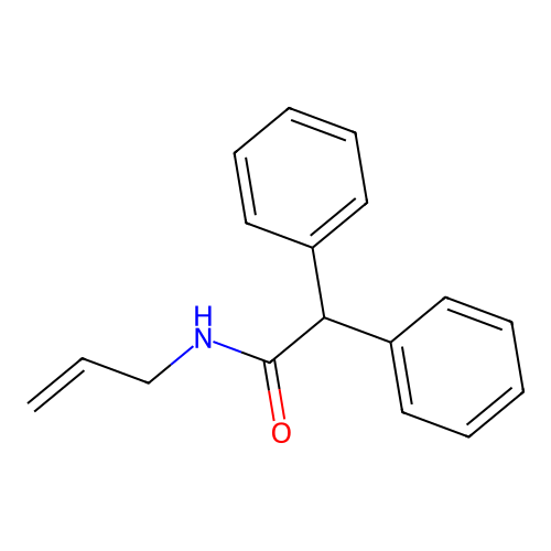 2,2-diphenyl-N-prop-2-enylacetamide structure
