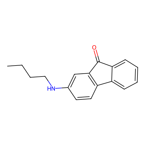 2-(butylamino)-9H-fluoren-9-one structure