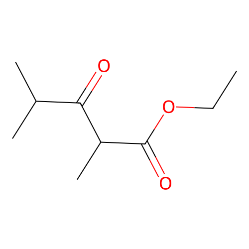 Ethyl 2,4-dimethyl-3-oxopentanoate structure