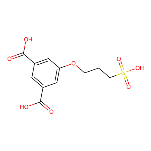 5-(3-Sulphopropoxy)isophthalic acid structure