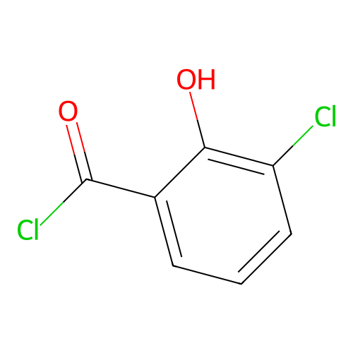 3-Chloro-2-hydroxybenzoyl chloride structure