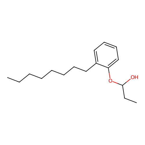 1-(2-Octylphenoxy)propan-1-ol structure