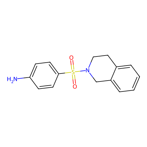 4-(3,4-dihydroisoquinolin-2(1H)-ylsulfonyl)aniline structure