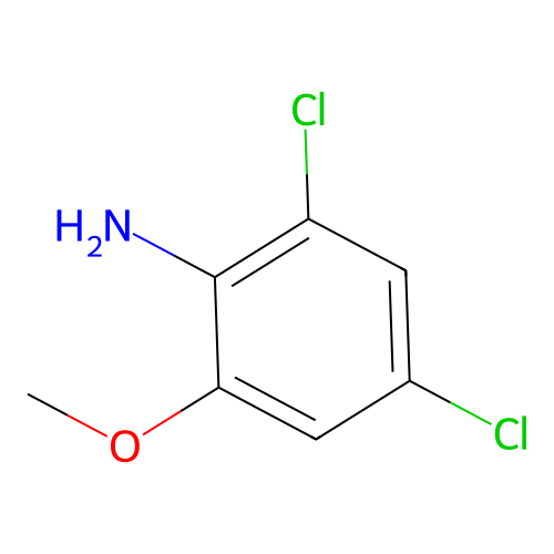 2,4-Dichloro-6-methoxyaniline structure