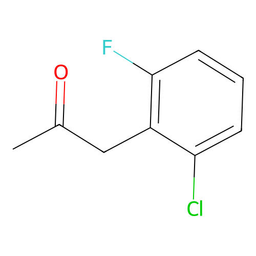 1-(2-Chloro-6-fluorophenyl)acetone structure