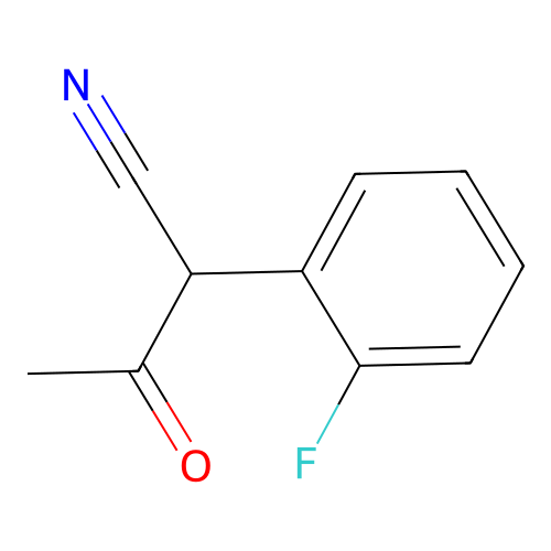 2-(2-Fluorophenyl)-3-oxobutyronitrile structure
