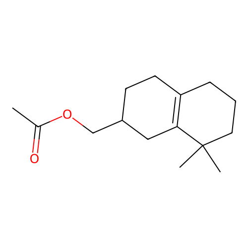 Octahydro-8,8-dimethylnaphthalene-2-methyl acetate structure
