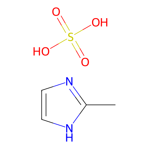 2-Methyl-1H-imidazole sulphate structure