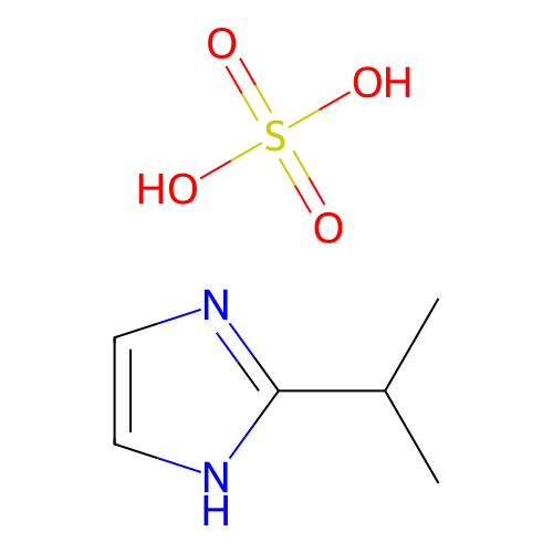 2-Isopropyl-1H-imidazole sulphate structure