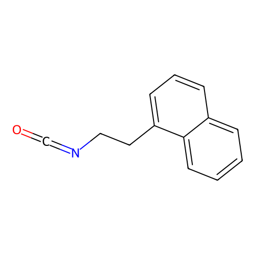 1-(2-Isocyanatoethyl)naphthalene structure