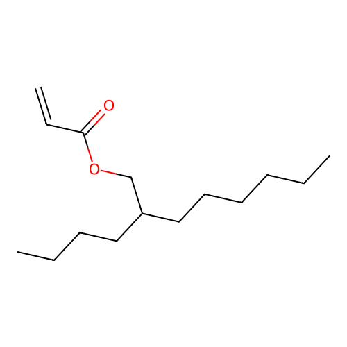 2-Butyloctyl acrylate structure