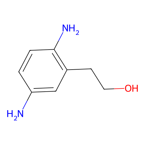 Benzeneethanol, 2,5-diamino- structure