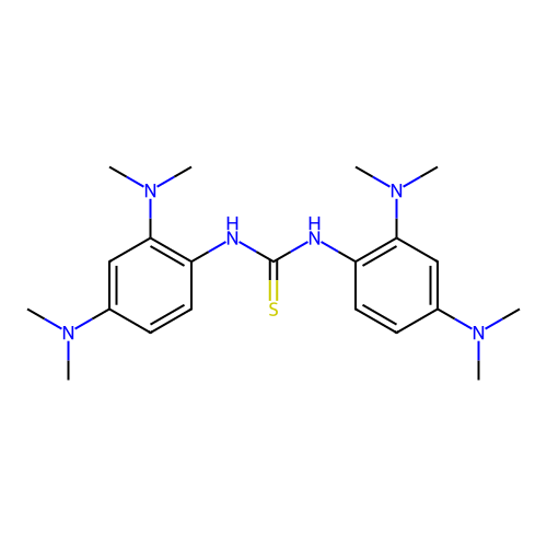 1,3-Bis(2,4-bis(dimethylamino)phenyl)thiourea structure