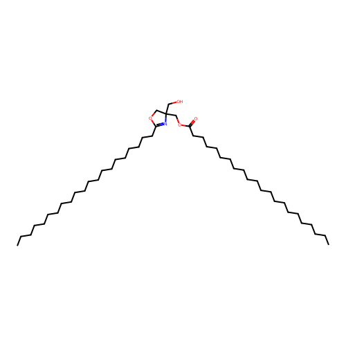 (2-Henicosyl-4,5-dihydro-4-(hydroxymethyl)oxazol-4-yl)methyl docosanoate structure