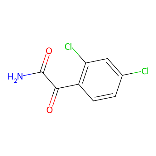 2-(2,4-Dichlorophenyl)-2-oxoacetamide structure