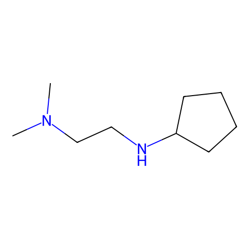 (2-(Cyclopentylamino)ethyl)dimethylamine structure