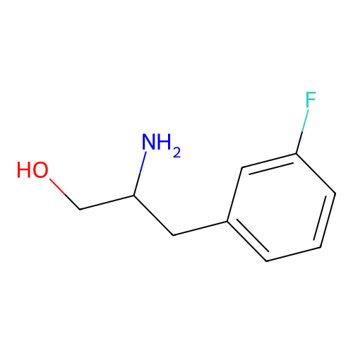 2-Amino-3-(3-fluorophenyl)propan-1-ol structure