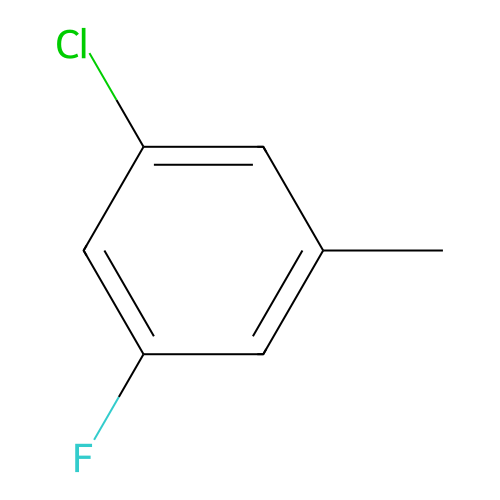 1-Chloro-3-fluoro-5-methylbenzene structure