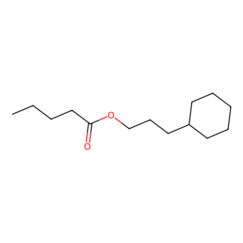 3-Cyclohexylpropyl valerate structure