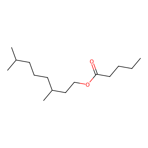 3,7-Dimethyloctyl valerate structure