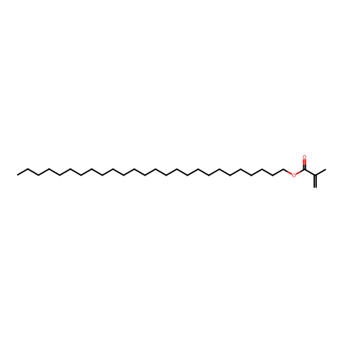 Hexacosyl methacrylate structure
