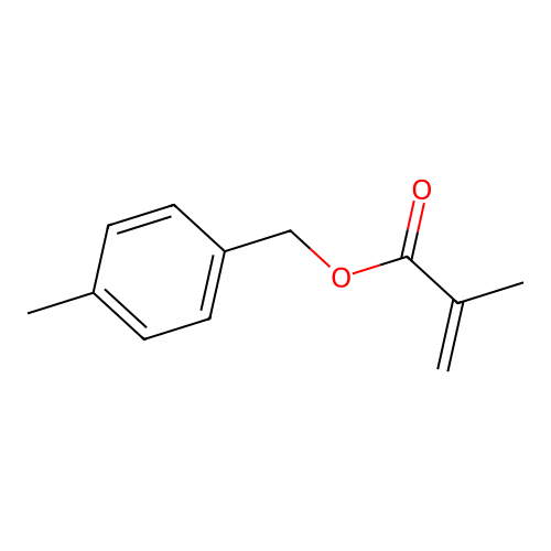 (4-Methylphenyl)methyl methacrylate structure