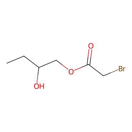 2-Hydroxybutyl bromoacetate structure